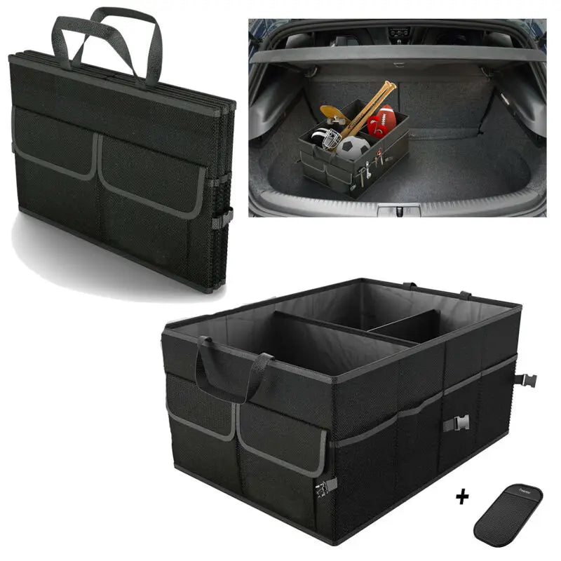 Collapsible trunk organizer