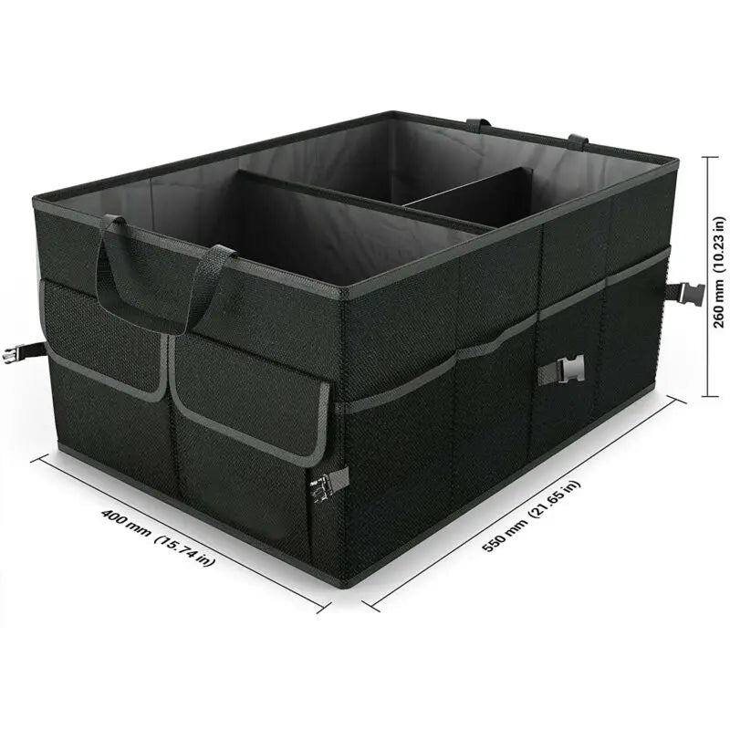 Organizer folded flat
