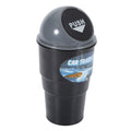 Car trash bin with lid